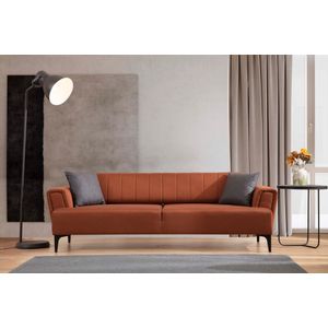 Hamlet - Tile Red Tile Red 3-Seat Sofa-Bed