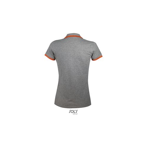 PASADENA WOMEN ženska polo majica sa kratkim rukavima - Grey melange, XL  slika 5