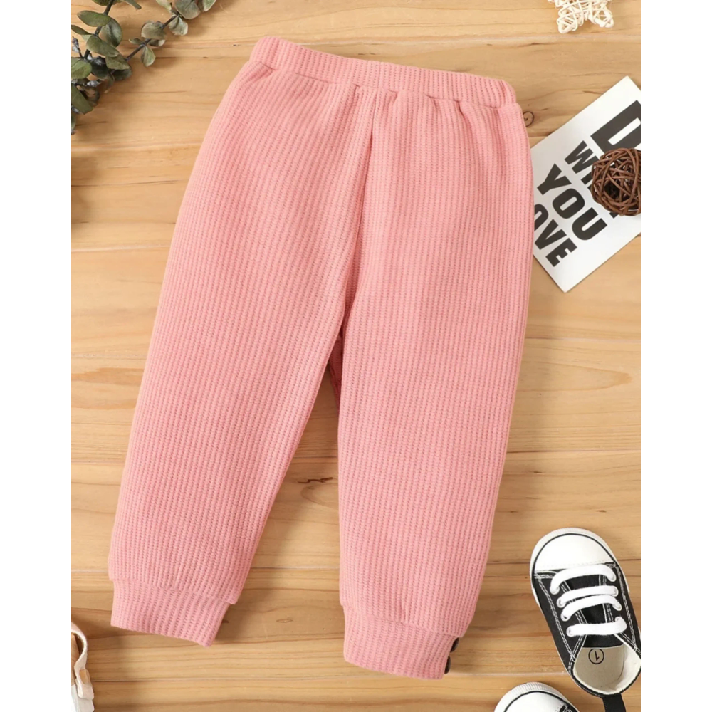 PatPat Hlače za bebe Jogger, Pink slika 2