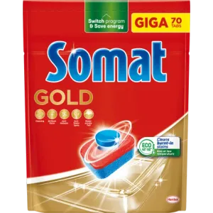 Somat Gold tablete za strojno pranje posuđa 70kom