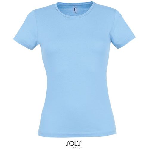 MISS ženska majica sa kratkim rukavima - Sky blue, M  slika 5