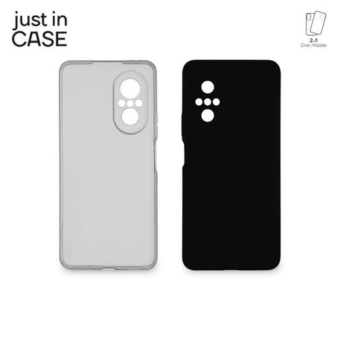 2u1 Extra case MIX paket CRNI za Huawei Nova 9SE slika 2