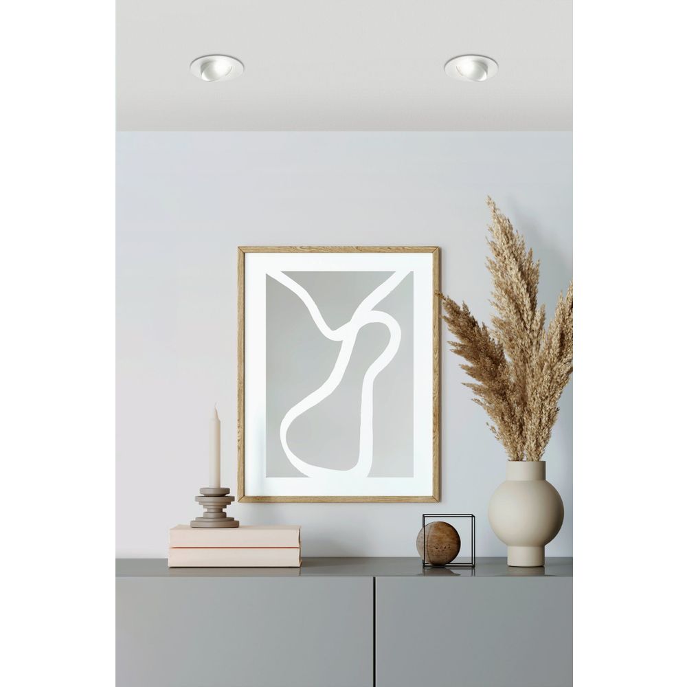 Eglo ugradbena rasvjeta ronzano 1 led 5w 3000k 480lm bijelo, srebrno o165mm slika 2