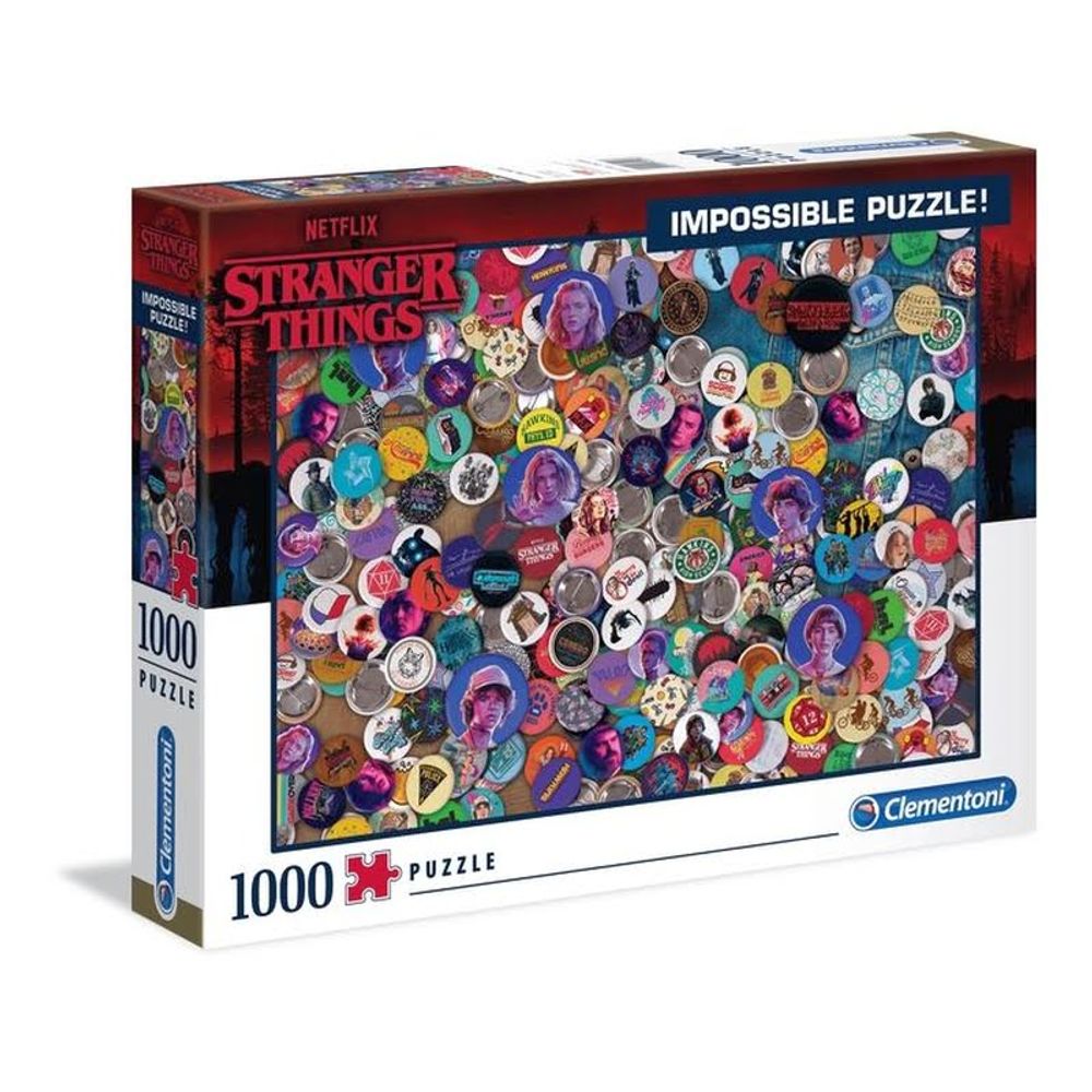 Clementoni Puzzle Impossible Stranger Things 1000kom slika 1