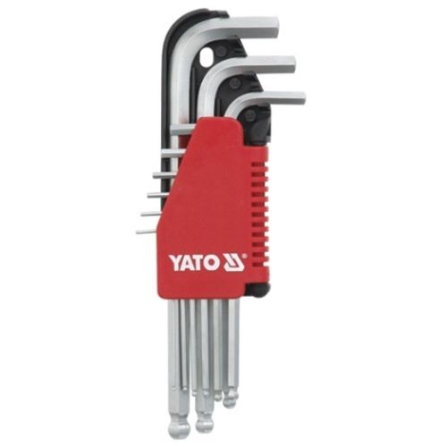 Yato ključevi imbus s kuglastim završetkom 9 kom. 1,5-10mm slika 1