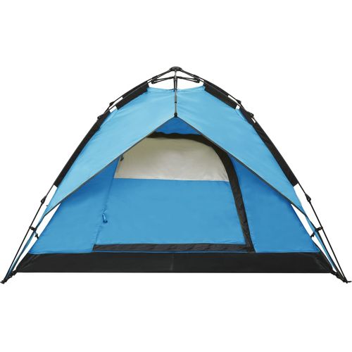 Prigodni šator za kampiranje za 2-3 osobe 240x210x140 cm plavi slika 32