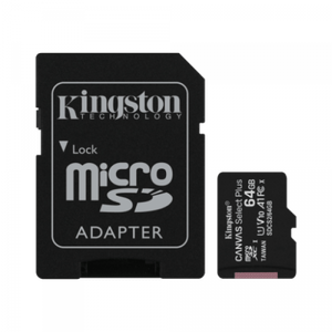 SD CARD 64GB Kingston Canvas Select Plus SDCS2/64GB Class10