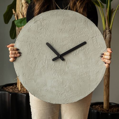 Wallity Ukrasni metalni zidni sat Concrete Metal Wall Clock - APS112 slika 1