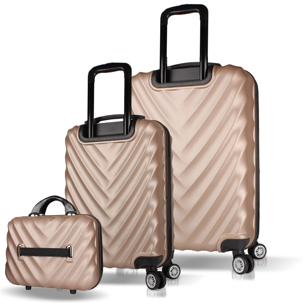 Set Kofera 7477 Zlatne Boje (3 Komada) slika 2