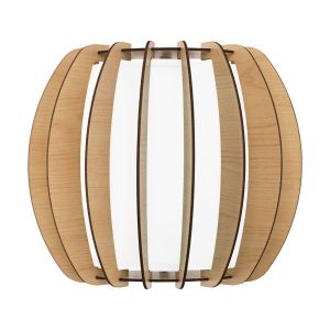 Eglo Stellato 1 Zidna Lampa - Smeđe Drvo, E27, Promjer 285 mm