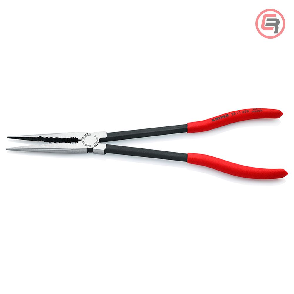 Knipex Kliješta Poluokrugla Špicasta Ravna 280 mm Mehaničarska – 28 71 280 slika 3