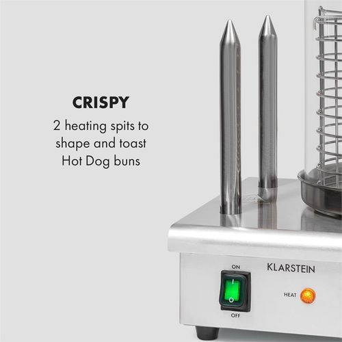 Klarstein Wurstfabrik 550 aparat za hot dog, srebro slika 15
