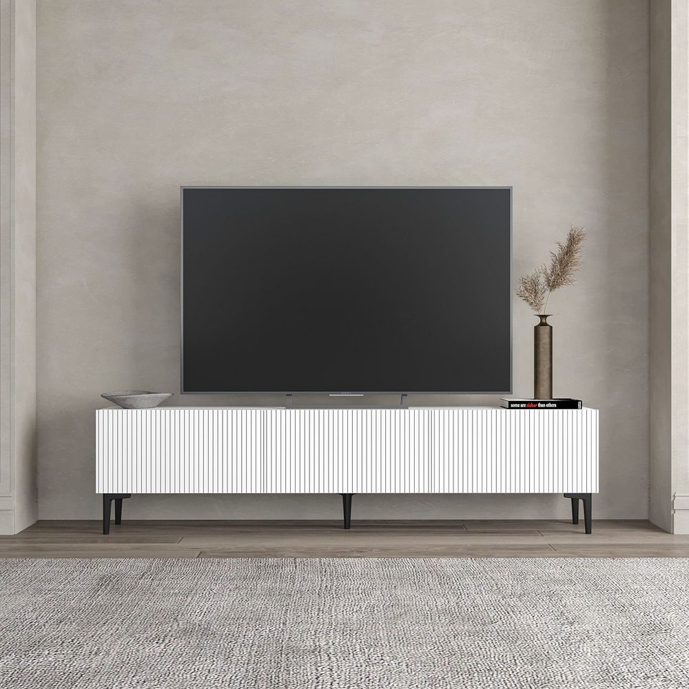 TV stalak Oscar u bijeloj boji slika 2