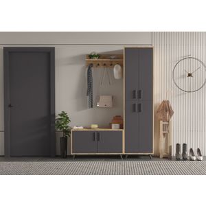 Damask Set za Hodnik, boja: Atlantik/Antracit