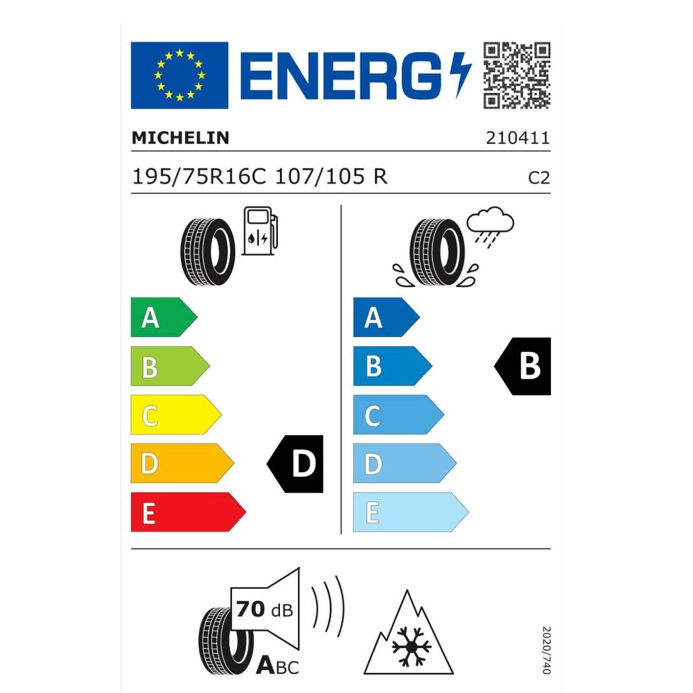 Michelin Guma 195/75r16c agilis alpin 107/105r tl michelin zimske gume slika 2