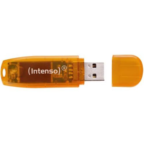 (Intenso) USB Flash drive 64GB Hi-Speed USB 2.0, Rainbow Line, ORANGE - USB2.0-64GB/Rainbow slika 2