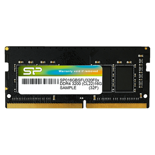 SILICON POWER 16GB SODIMM DDR4 3200MHz CL22 SP016GBSFU320X02 - Memorija slika 1