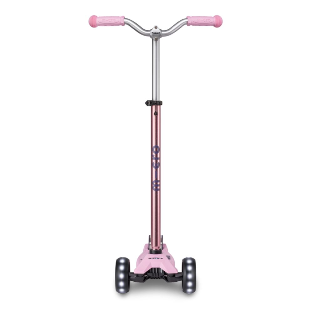 Micro Romobil Maxi Deluxe Pro LED, Rose slika 2