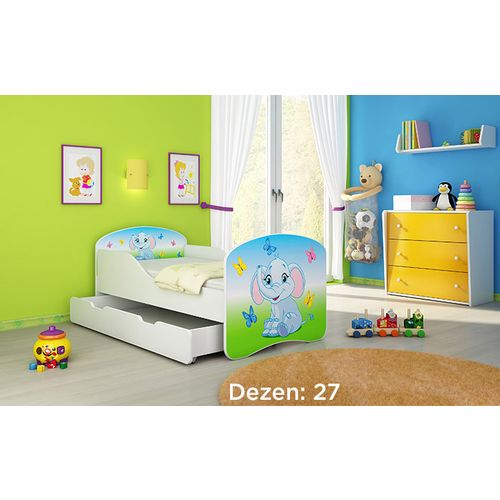 Deciji krevet ACMA I 140x70 F + dusek 6 cm27 slika 1