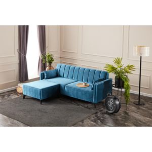 Atelier Del Sofa Kutna garnitura na razvlačenje, Tirkiz, Ova - Turquoise