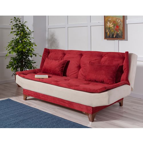 Kelebek - Claret Red, Cream Claret Red
Cream 3-Seat Sofa-Bed slika 1