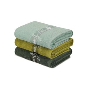 L'essential Maison 409 - Khaki, Light Khaki, Dark Khaki Khaki
Light Khaki
Dark Khaki Hand Towel Set (3 Pieces)