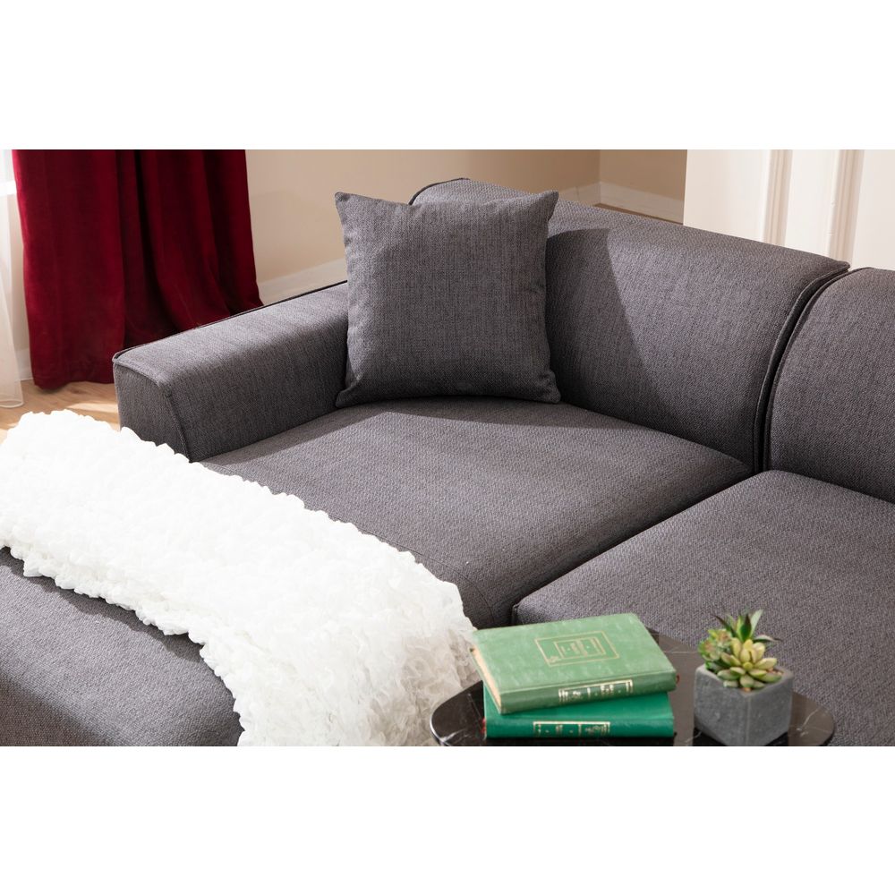 Petra L Kutna Sofa - Antracit slika 3