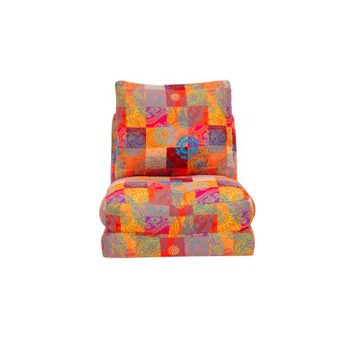 Taida 1 - Jednoseda Patchwork Multicolor Sofa na Razvlačenje slika 4