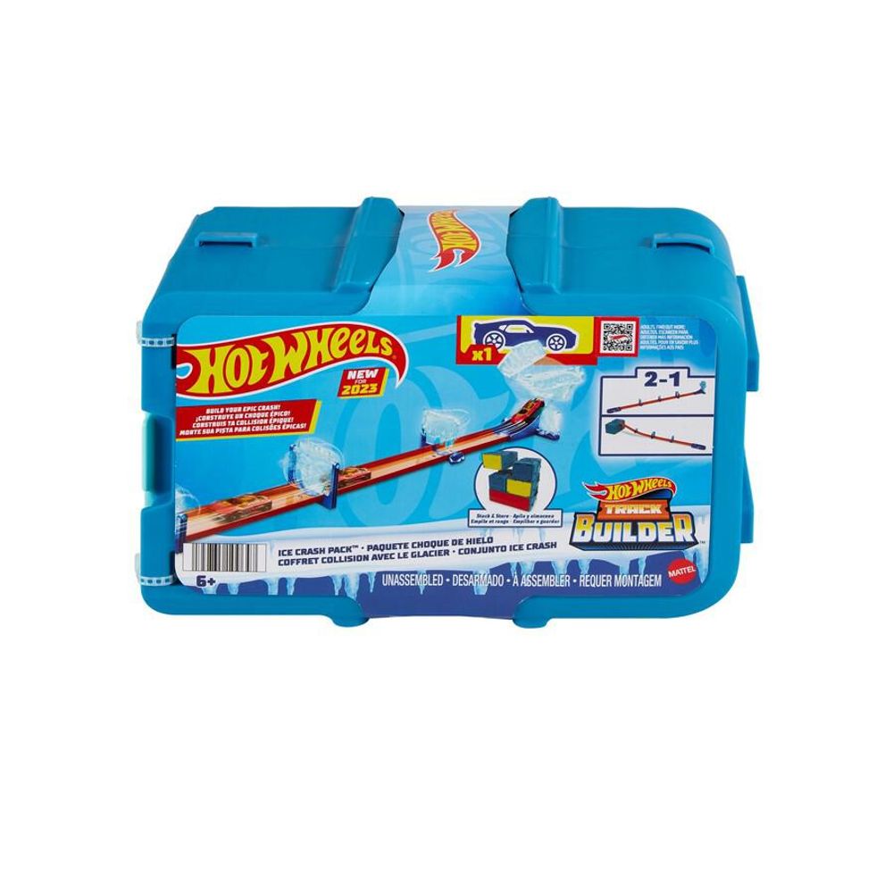 Hot Wheels Track Builder Ice Crash Pack - Razbijač leda slika 5