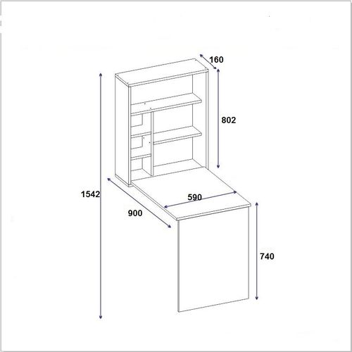 Woody Fashion Studijski stol, Sedir slika 4