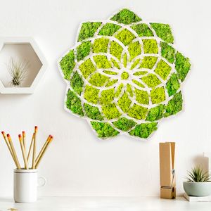 Daisy Green Bijeli Dekorativni Zidni Ukras