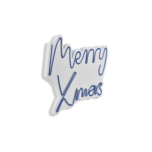 Wallity Ukrasna plastična LED rasvjeta, Merry Christmas - Blue slika 16