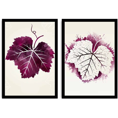 2PSCT-02 Multicolor Decorative Framed MDF Painting (2 Pieces) slika 2
