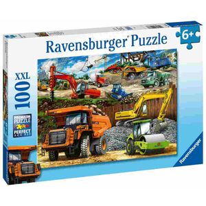 Ravensburger Puzzle Građevinska Vozila - 100 Komada