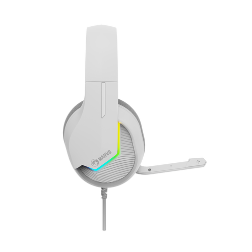 MARVO H8618 WH WIRED HEADSET RGB WHITE slika 6