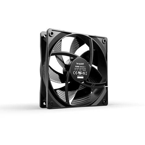 be quiet! BL105 Pure Wings 3 120mm PWM, Fan speed up to 1600rpm, Noise level 25.5 dB, 4-pin connector PWM, Airflow (49.9 cfm / 84.8 m3/h) slika 1