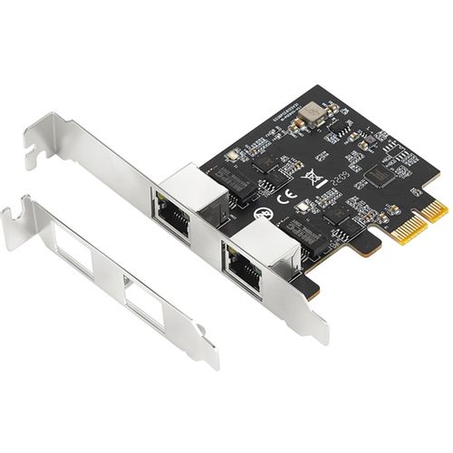 E-GREEN PCI-Express kontroler 2-port 2.5 Gigabit Ethernet (Realtek 8125B) slika 1