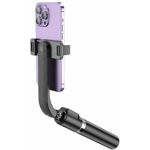 HOCO držač za stativ za selfie stick s Prior K20 bežičnim daljinskim upravljačem crni slika 5