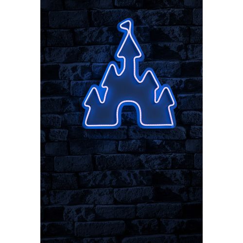 Wallity Ukrasna plastična LED rasvjeta, Castle - Blue slika 2