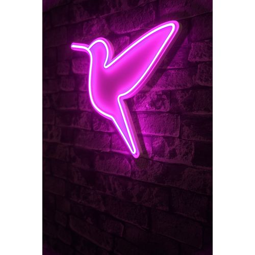 Wallity Ukrasna plastična LED rasvjeta, Little Bird - Pink slika 1