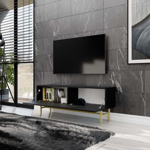 Verde 4020 Black TV Stand slika 5