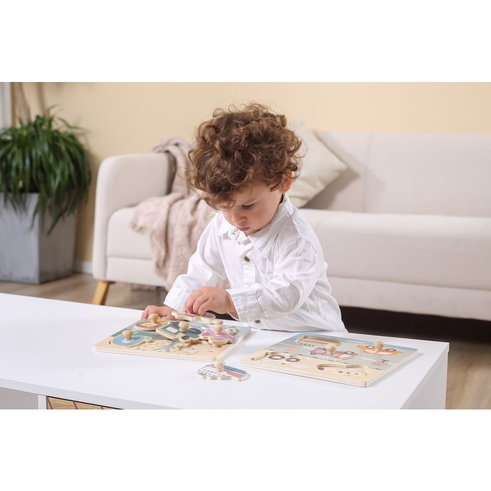 Viga 44068 polarb puzzle s ručkama - životinje slika 5