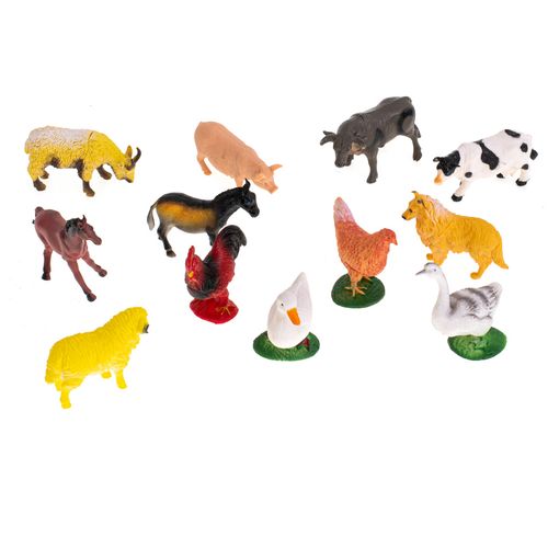 Edukativne figurice životinje s farme, 12 kom. slika 3
