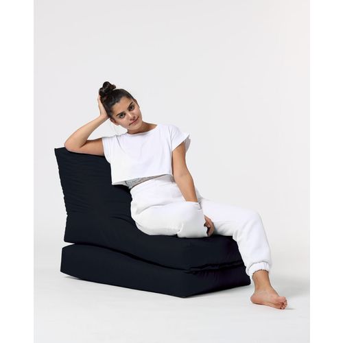 Atelier Del Sofa Vreća za sjedenje, Siesta Sofa Bed Pouf - Black slika 7