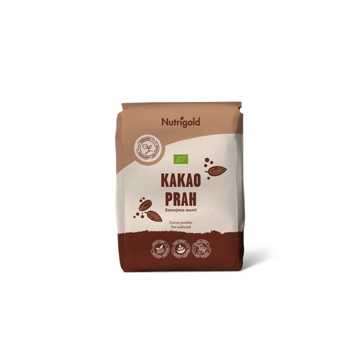 Nutrigold xxl Kakao prah - Organski 500g  slika 1