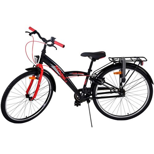 Volare Thombike 26" dječji bicikl s dvije ručne kočnice crno-crveni slika 14