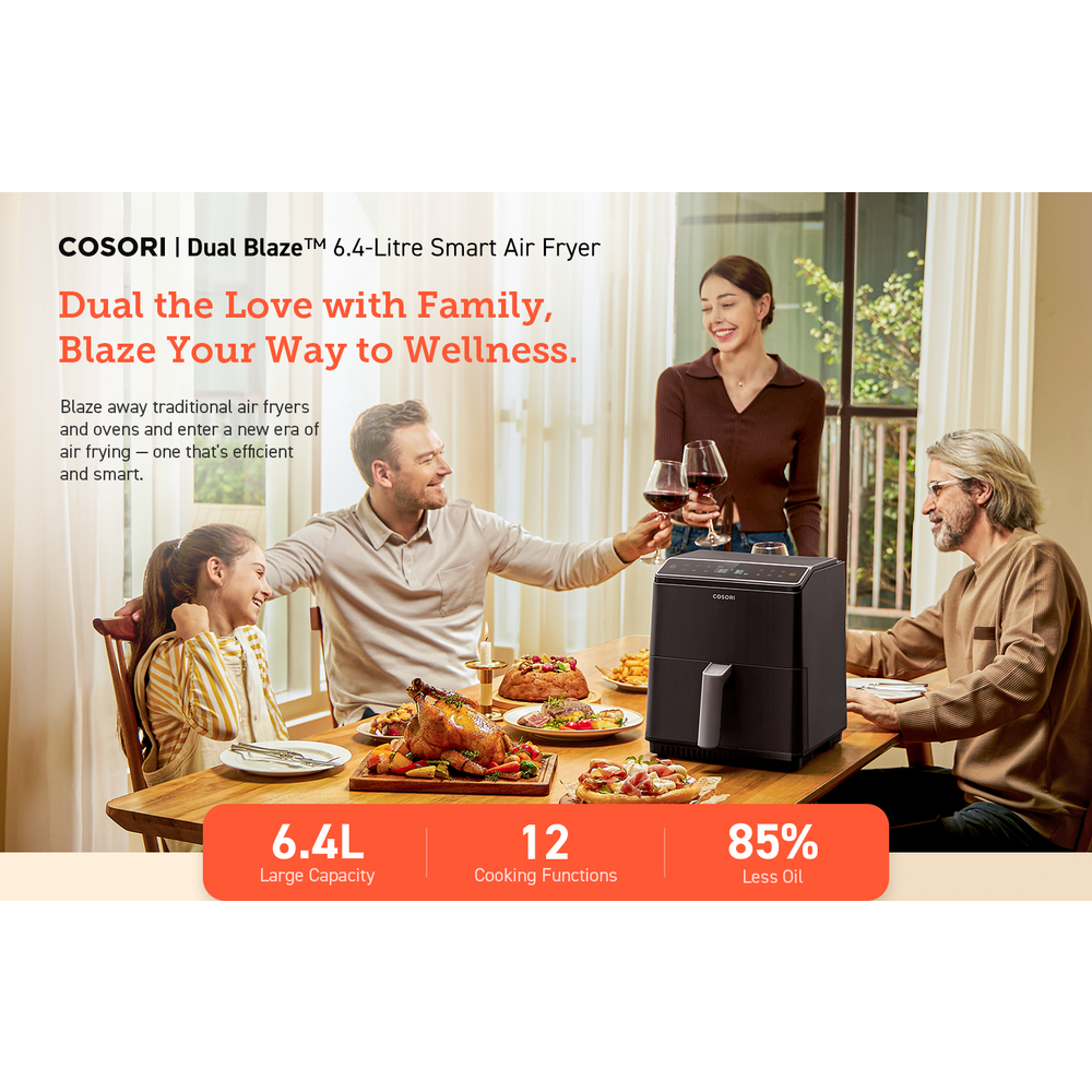 COSORI Dual Blaze 6.4-Litre Air Fryer slika 4