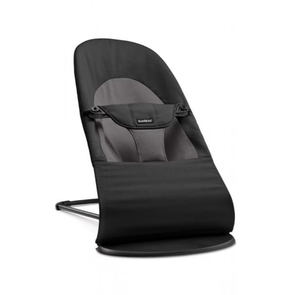 BabyBjörn Ležaljka za bebu Bouncer Soft Woven, Nero/Gray slika 1
