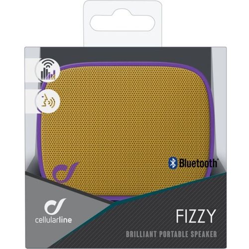 Cellularline Bluetooth zvučnik AQL Fizzy yellow slika 2