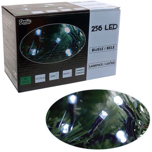 256 LED, lanac, bijelo svjetlo, 8 funkcija slika 1